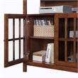 Big Sur Deluxe 48-inch TV Stand with Storage Cabinets and Shelf in Walnut Wood