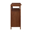 Big Sur Deluxe 48-inch TV Stand with Storage Cabinets and Shelf in Walnut Wood