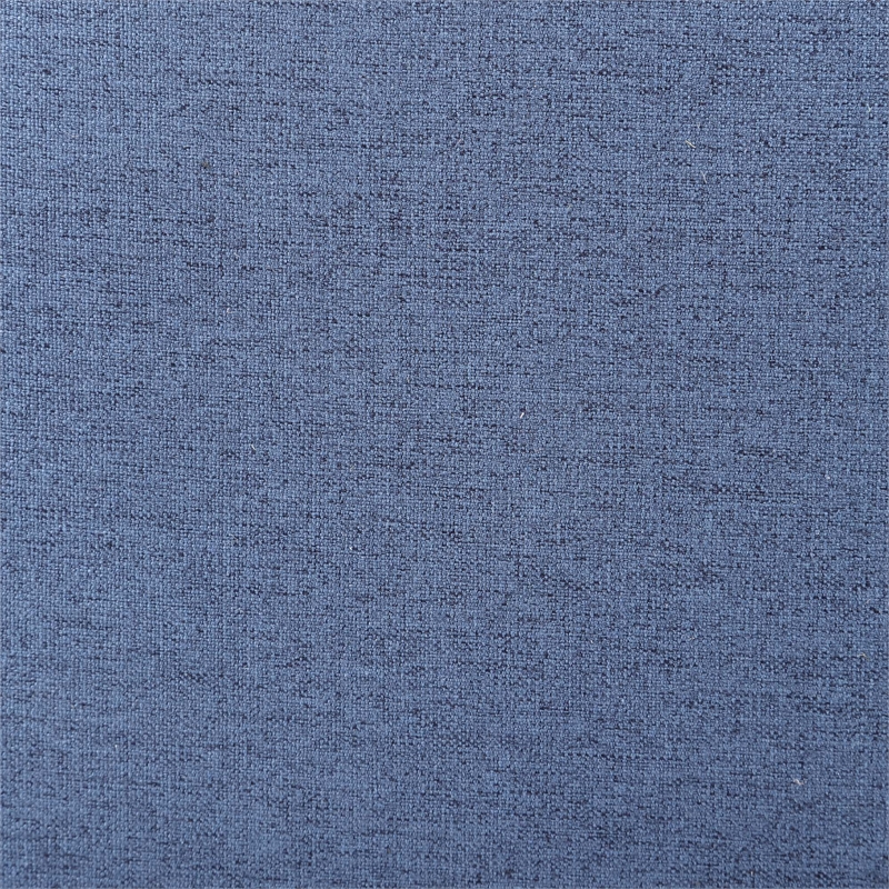 Take-a-Seat Churchill Accent Chair with Ottoman in Blue Fabric