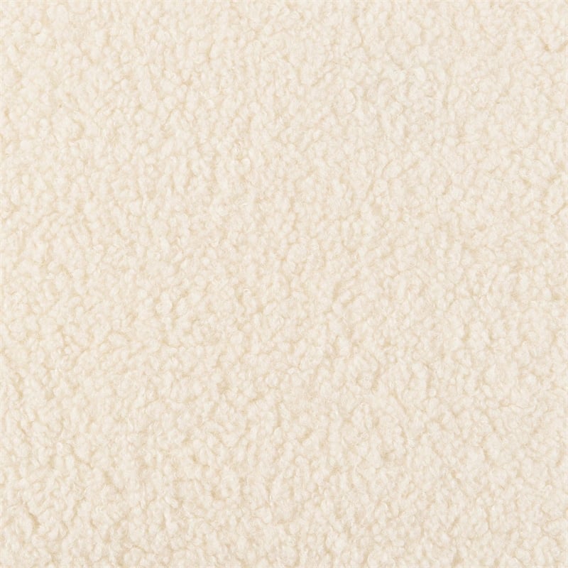 Take-a-Seat Charlotte Sherpa Accent Chair in Cream Sherpa Fabric