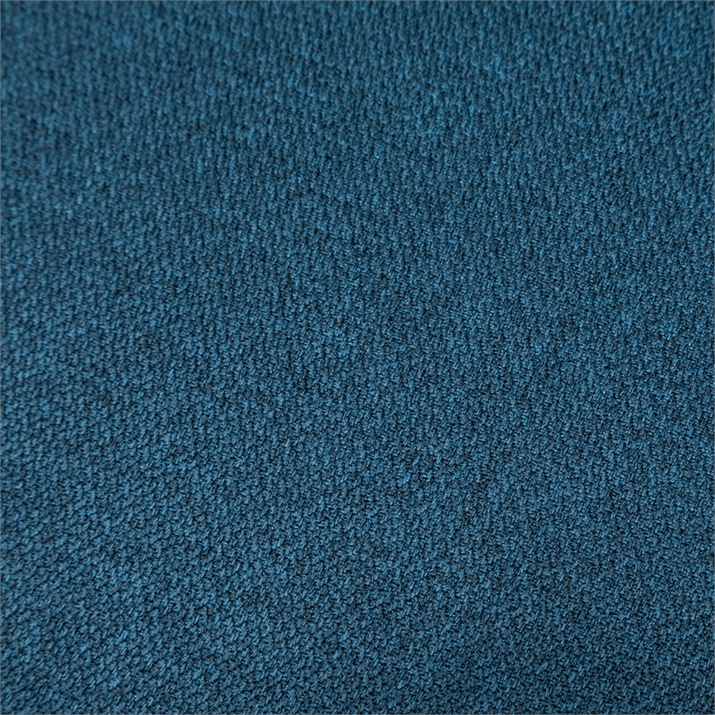 Convenience Concepts Take-a-Seat Natalie Accent Chair in Blue Faux Linen Fabric