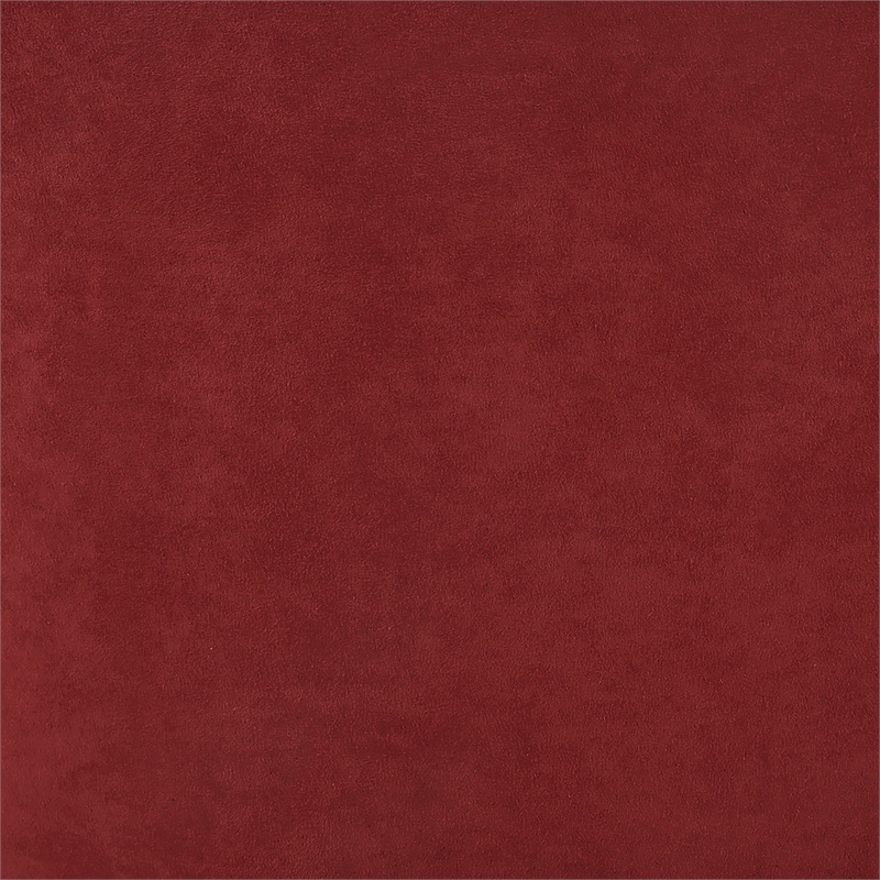 Take a Seat Churchill Accent Chair with Ottoman in Red Microfiber Fabric