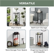 Convenience Concepts Xtra Storage 2 Tier Tall Folding Metal Plant Stand