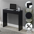 Convenience Concepts Northfield Wood Entryway Hall Table in Black