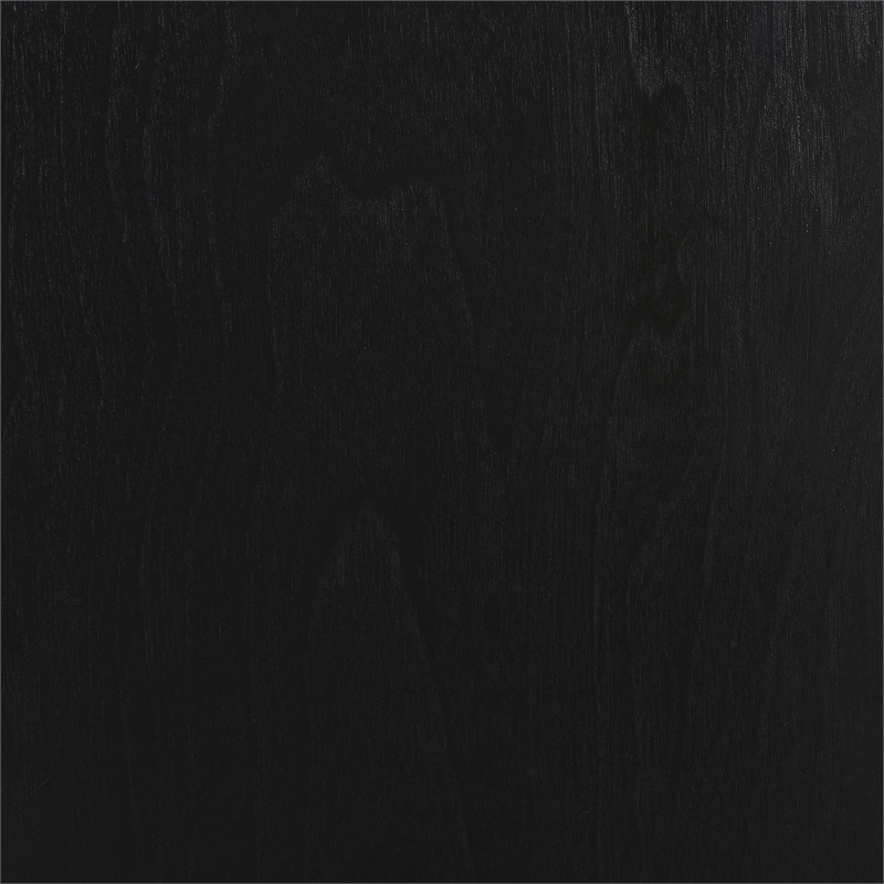 Convenience Concepts American Heritage Hall Table in Black Wood Finish