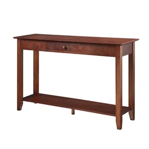 Convenience Concepts American Heritage Console Table in Espresso Wood Finish