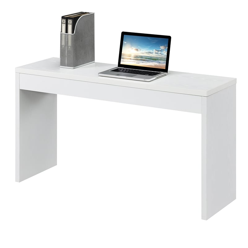 Convenience Concepts Northfield Wall Console in White Wood Finish