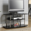 Convenience Concepts Designs2Go Wide 3-Tier TV Stand in Black