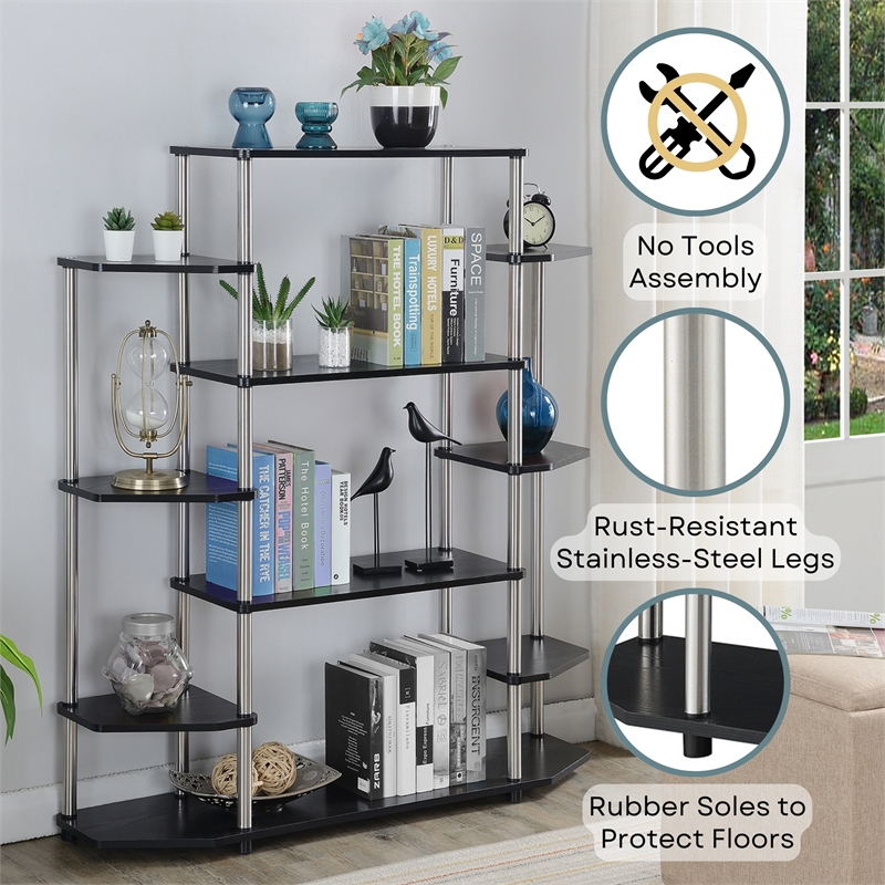 Designs2Go No Tools Wall Unit Bookshelf 47.25