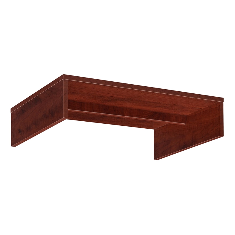 Convenience Concepts Designs2Go Small Monitor Riser in Cherry Wood Finish