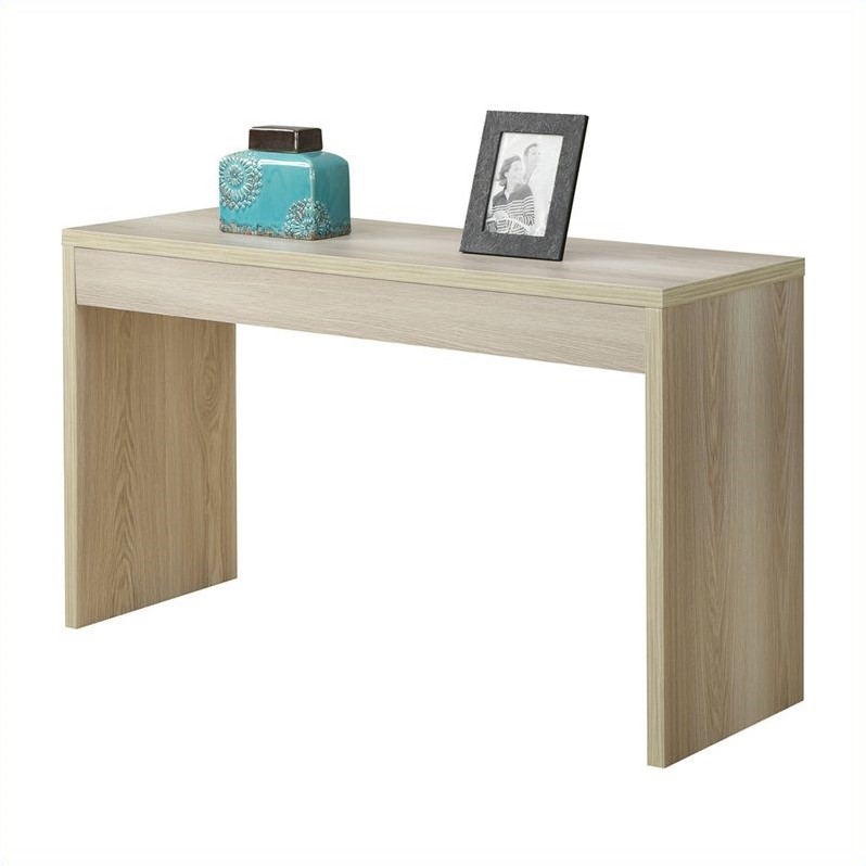 Convenience Concepts Northfield Hall Console in Weathered White Wood Finish