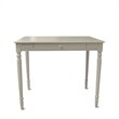 Convenience Concepts French Country Desk in White Wood Finish with Drawer