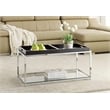 Convenience Concepts Palm Beach Tray in Black Wood Finish with Handles