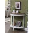 Convenience Concepts French Country Entryway Table in Black Wood Finish