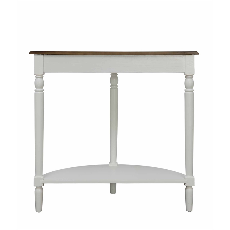 Convenience Concepts French Country Entryway Table in Black Wood Finish
