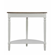 Convenience Concepts French Country Entryway Table in Black Wood Finish