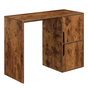 Convenience Concepts Designs2Go 40&quot Computer Desk in Black and Cherry Wood