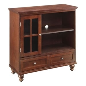 Convenience Concepts Tahoe Highboy TV Stand in Espresso Wood Finish