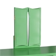 Poundex Wood Vanity Set with Stool and Mirror in Apple Green