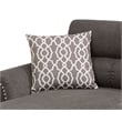 Poundex Furniture Fabric Reversible Sofa Sectional Set in Tan Brown Color