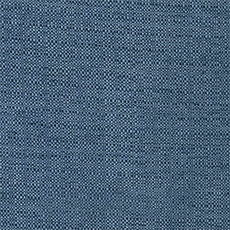 Poundex Furniture 2 Piece Fabric Compact Sectional Sofa Set in Blue Color