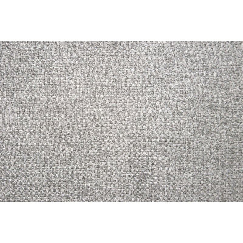 Poundex 2-Piece Burlap-Like-Fabric Sofa & Loveseat Set in Light Gray