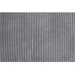 Poundex Foam Cushion Upholstered Corduroy 2-Piece XL Sectional in Dark Gray