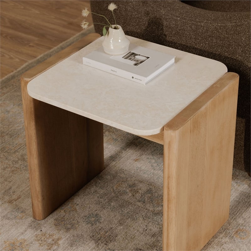 Moe's Home Collection Lane Accent Table Wood Natural