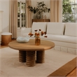 Moe's Home Collection Treccia Coffee Table Wood Natural