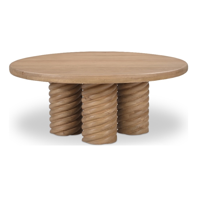 Moe's Home Collection Treccia Coffee Table Wood Natural