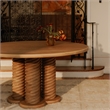 Moe's Home Collection Treccia Dining Table Wood Natural