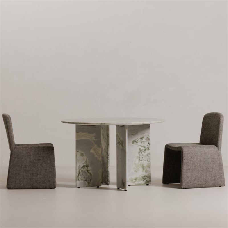 Moe's Home Collection Celia Dining Table Stone Green