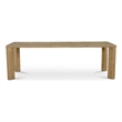 Moe's Home Collection Segment Dining Table Wood Brown