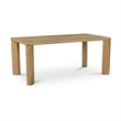 Moe's Home Collection Segment Dining Table Wood Brown