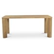 Moe's Home Collection Segment Dining Table Wood Brown