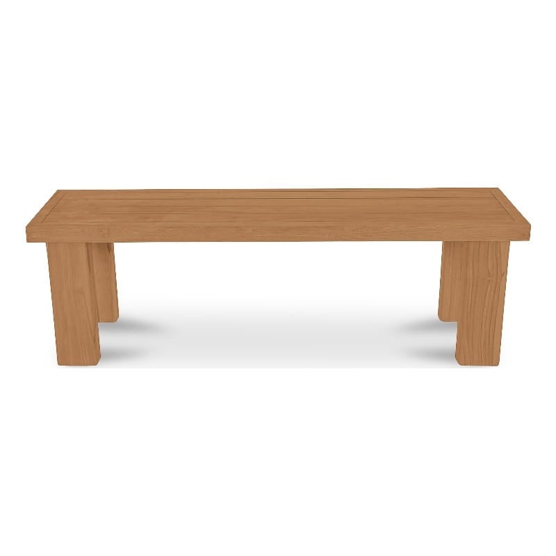Moe's Home Collection Marina Wood Dining Bench in Natural