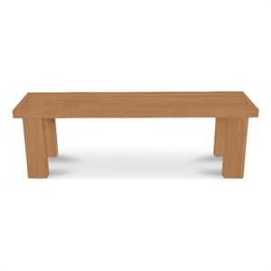 Moe's Home Collection Marina Wood Dining Bench in Natural