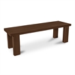 Moe's Home Collection Marina Wood Dining Bench in Brown