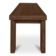 Moe's Home Collection Marina Wood Dining Bench in Brown