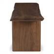 Moe's Home Collection Lila Wood Dining Bench in Brown