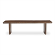 Moe's Home Collection Lila Wood Dining Bench in Brown