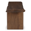 Moe's Home Collection Lila Wood Dining Bench in Brown