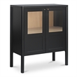 Moe's Home Collection Hannah Wood Cabinet in Black