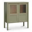 Moe's Home Collection Hannah Wood Cabinet in Green