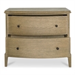 Moe's Home Collection Sadie 2-Drawers Wood Bedroom Nightstand in Brown
