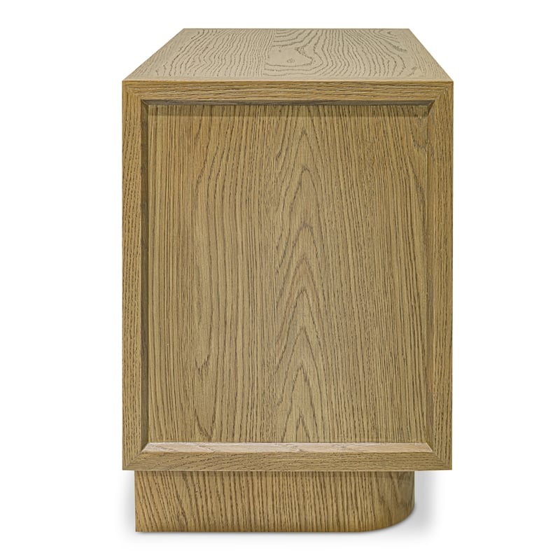 Moe's Home Collection Marcelle 2-Drawers Wood Bedroom Nightstand in White