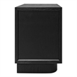Moe's Home Collection Marcelle 2-Drawers Wood Bedroom Nightstand in Black