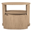 Moe's Home Collection Tommy 1-Drawer Wood Bedroom Nightstand in Natural