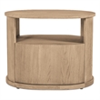 Moe's Home Collection Tommy 1-Drawer Wood Bedroom Nightstand in Natural