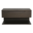 Moe's Home Collection Jonah 1-Drawer Wood Bedroom Nightstand in Brown